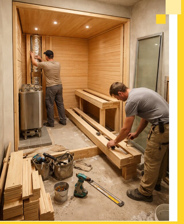 Проектирование и установка домашних саун под ключ в Щербинке