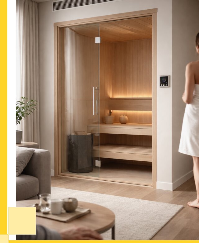 Сауна в квартире под ключ в Щербинке от 122184 р. ЭриданЩрб