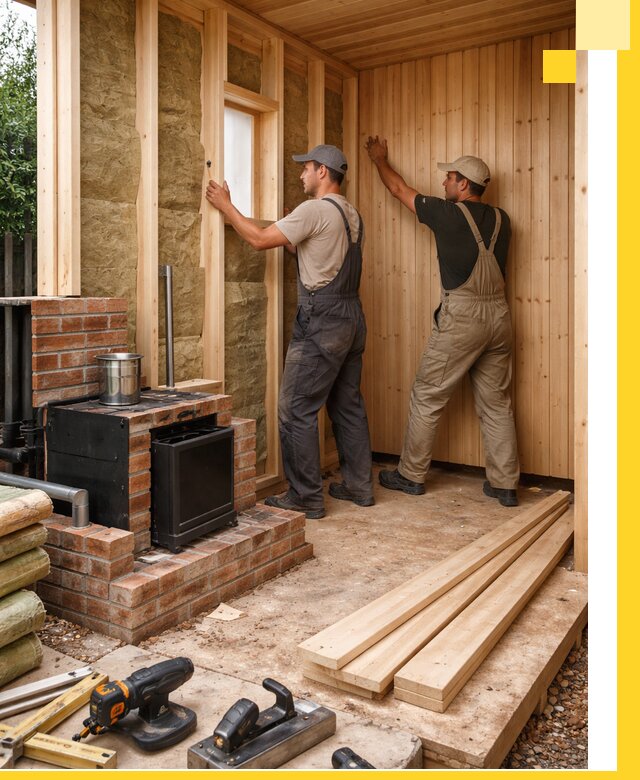 Строительство и установка дачных саун под ключ в Щербинке