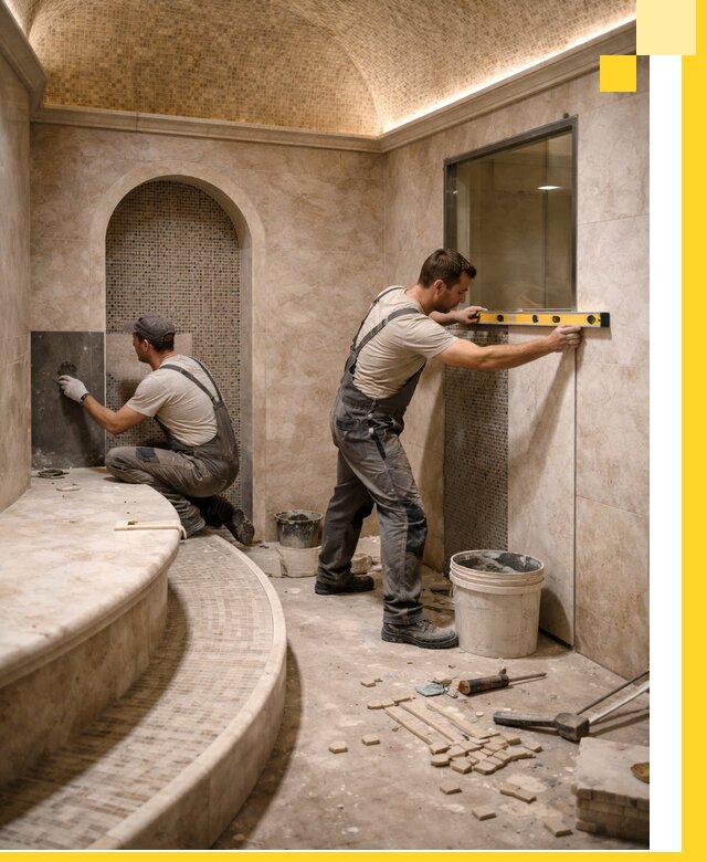 Проектирование и строительство саун с хамамом под ключ в Щербинке