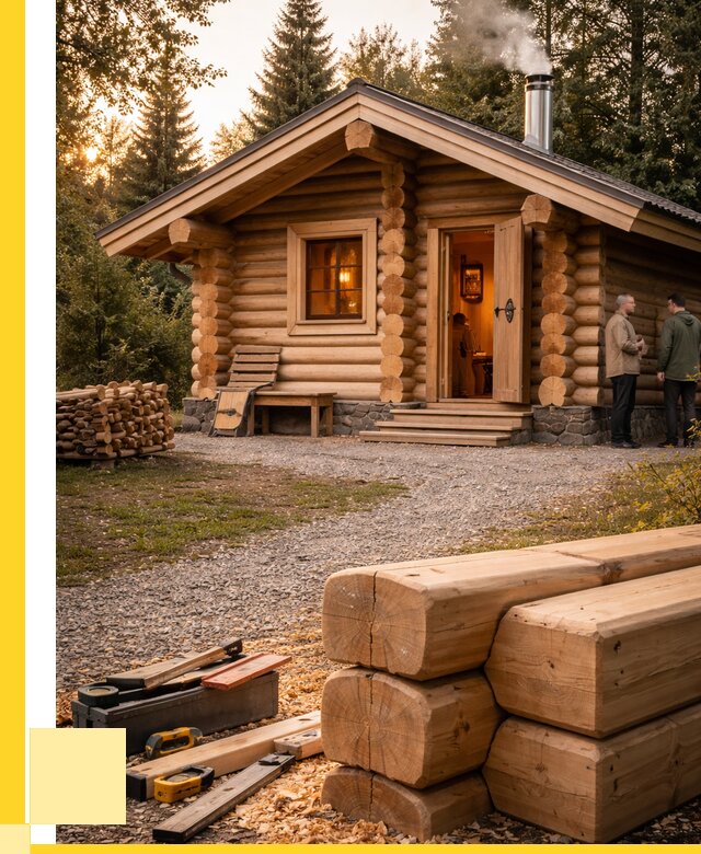 Строительство бань и комплексов в Щербинке от 458190 р.| ЭриданЩрб