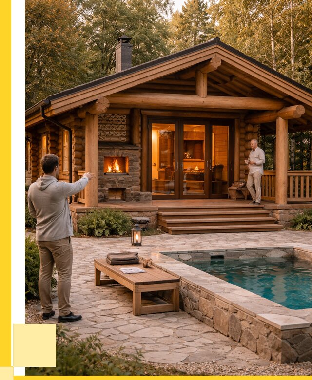 Проекты бань и хамам в Щербинке от 25455 р. | ЭриданЩрб