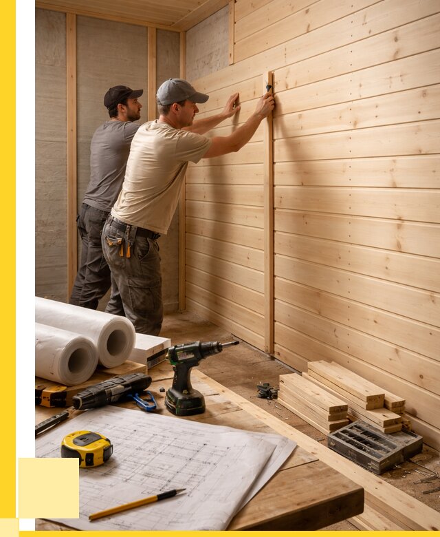 Обшивка бани вагонкой в Щербинке от 1222 р., ЭриданЩрб