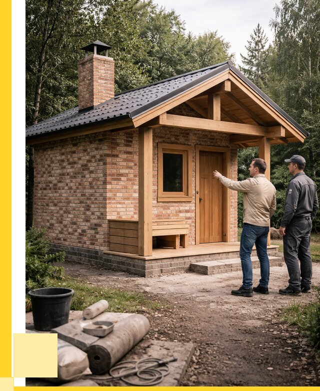 Кирпичные бани и печи в Щербинке от 356370 р. | ЭриданЩрб