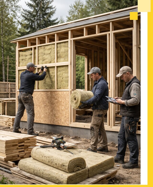 Проектирование и строительство каркасных бань в Щербинке под ключ