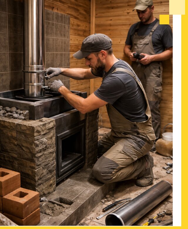 Изготовление и установка банных печей под ключ в Щербинке