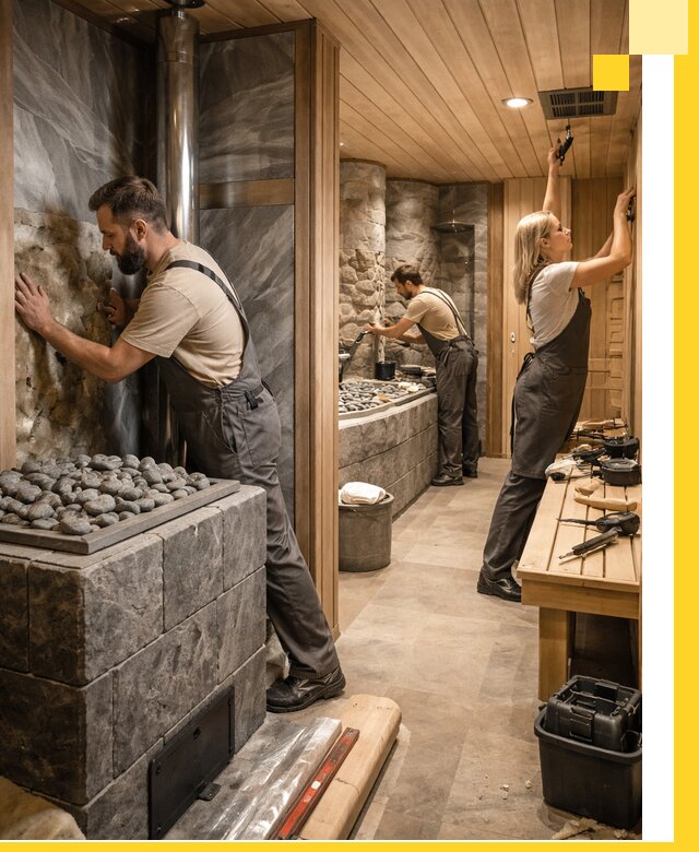 Строительство бань и SPA процедур в Щербинке под ключ и отделкой