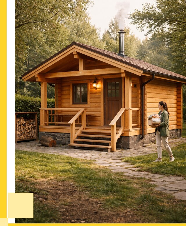 Купить баню под ключ в Щербинке от 661830 р. | ЭриданЩрб