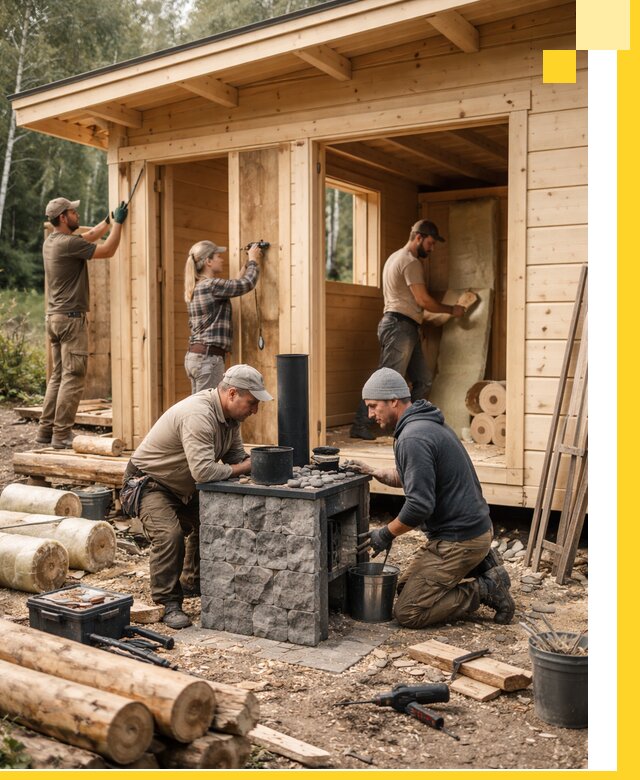 Купить баню под ключ в Щербинке строительство монтаж отделка