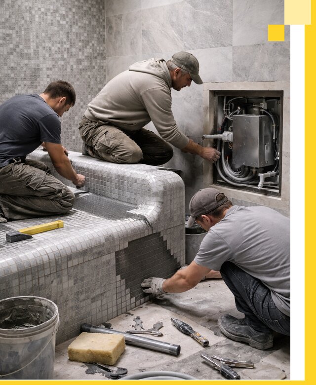 Проекты хамамов под ключ в Щербинке и дизайн и строительство