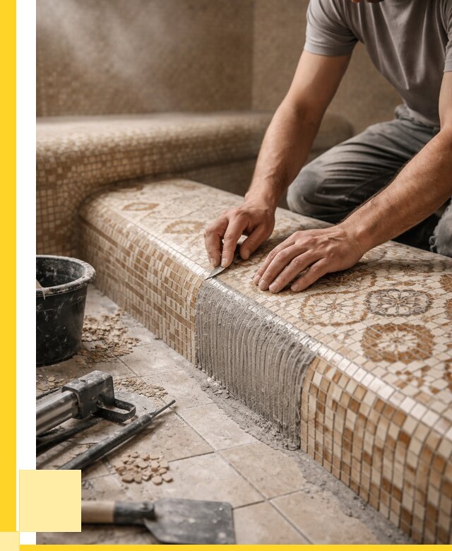 Плитка для хамама под ключ в Щербинке от 3564 р. | ЭриданЩрб