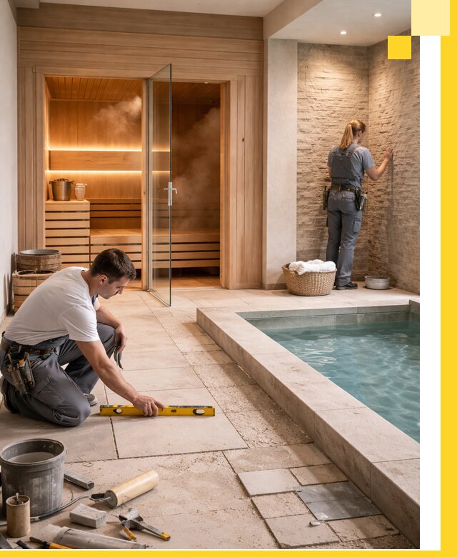 Комплексный дизайн и отделка интерьеров SPA под ключ в Щербинке